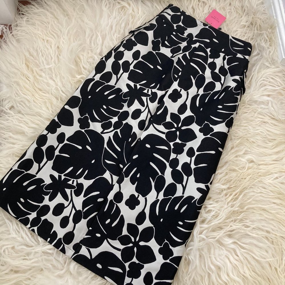 Kate Spade Monstera Grove Jacquard Skirt - Picture 9 of 12